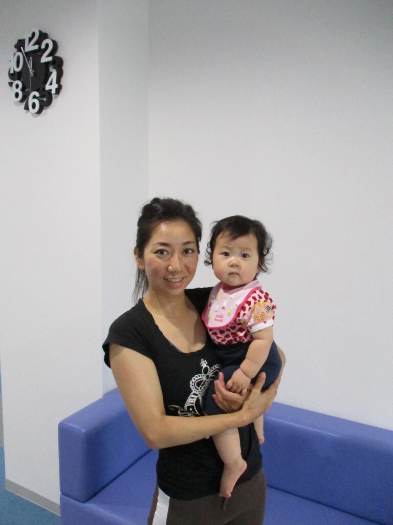 赤ちゃんと一緒でも、安心して施術ができました