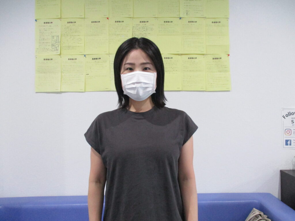 骨盤の開きが解消されたことで、歩くのが楽になりました。